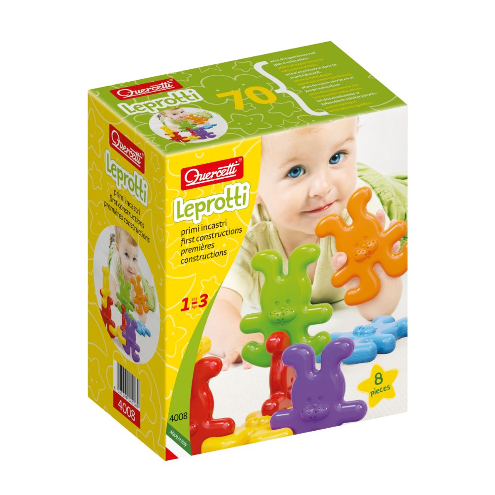 Quercetti Leprotti BunnyThemed First Constructors Activity Set