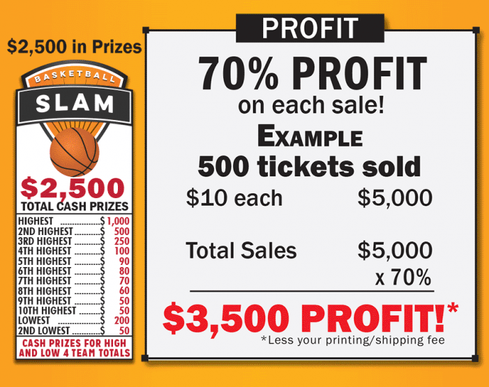 Basketball Slam Fundraising Program FundraiserGreen Bee Fundraising