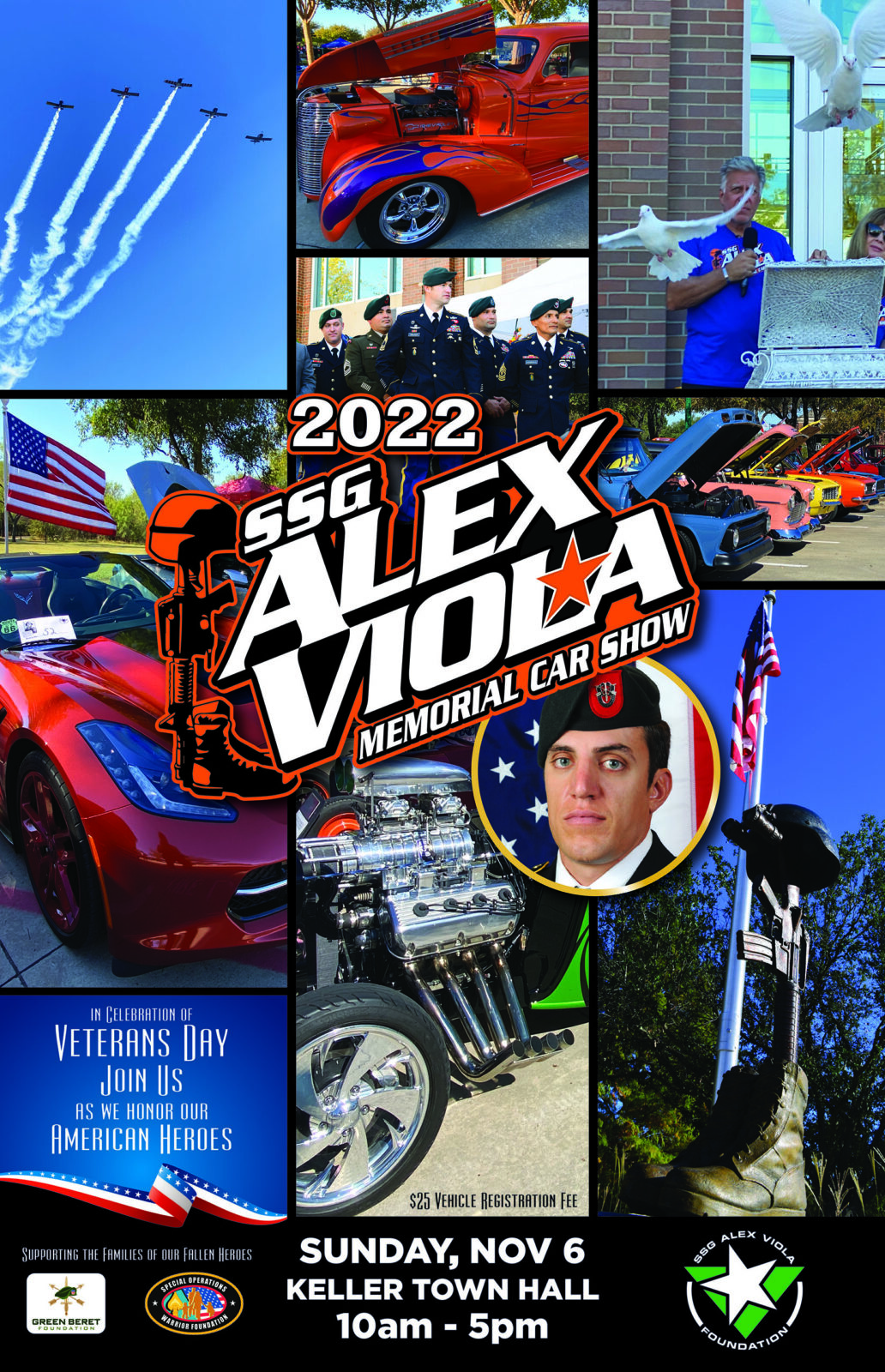 8th Annual SSG Alex Viola Memorial Car Show Green Beret Foundation