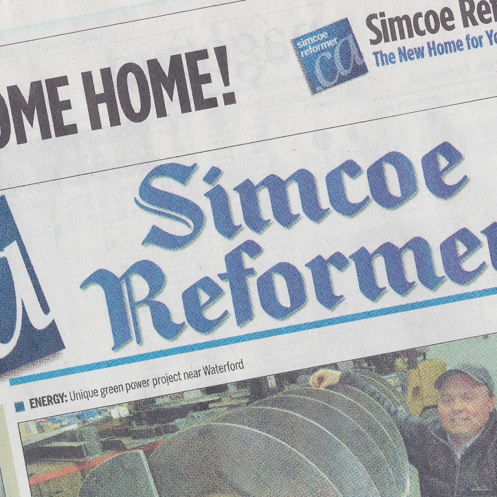 Simcoe Reformer Features Greenbug's Unique Green Power GreenBug