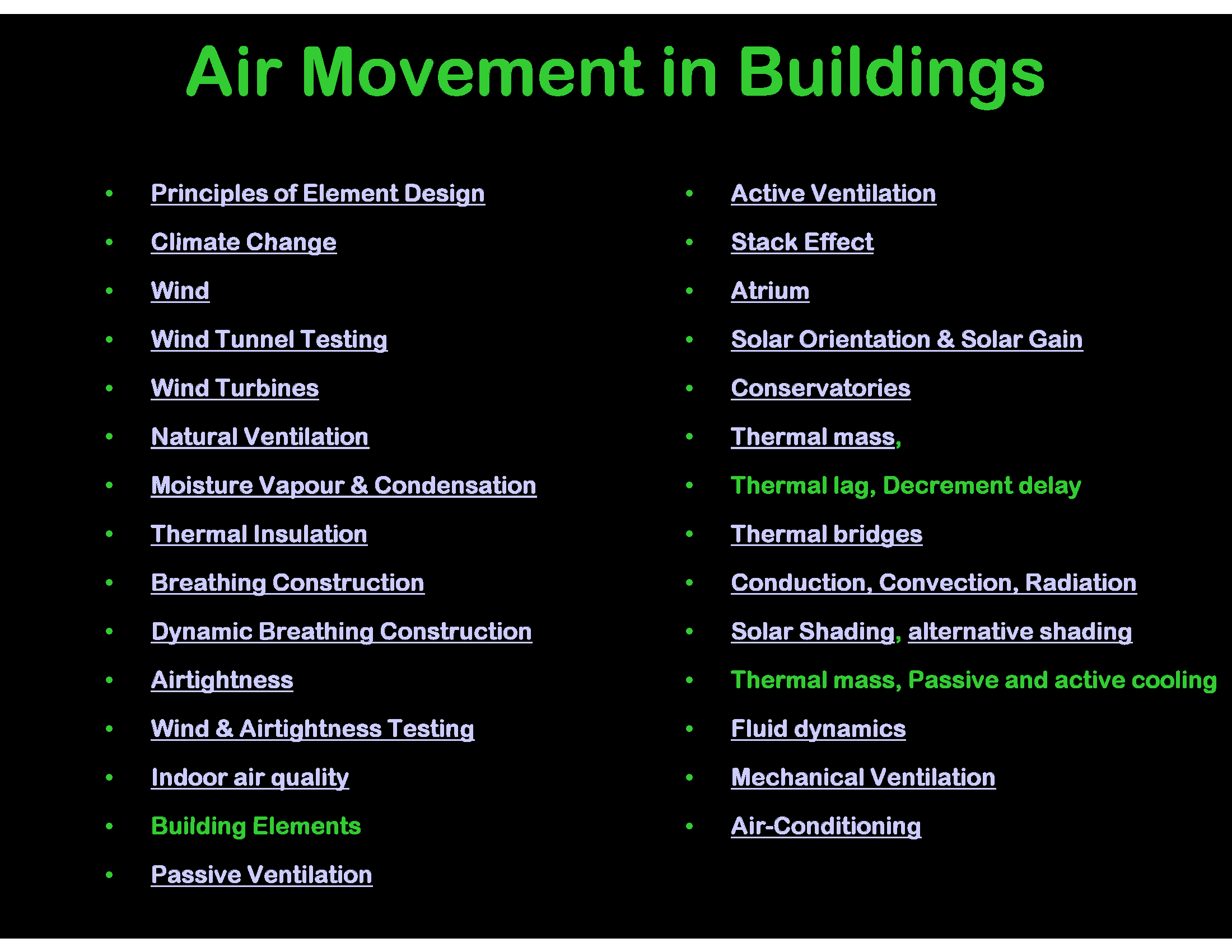 Air Movement in Buildings CPD Navigation Green Building Encyclopaedia
