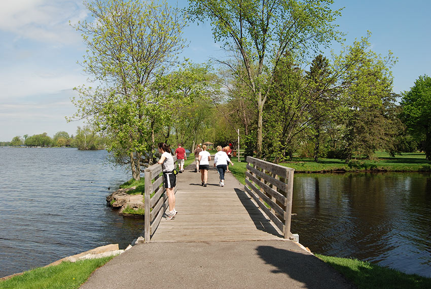 Trail Sections — Riverfront Trail Green Circle Trail