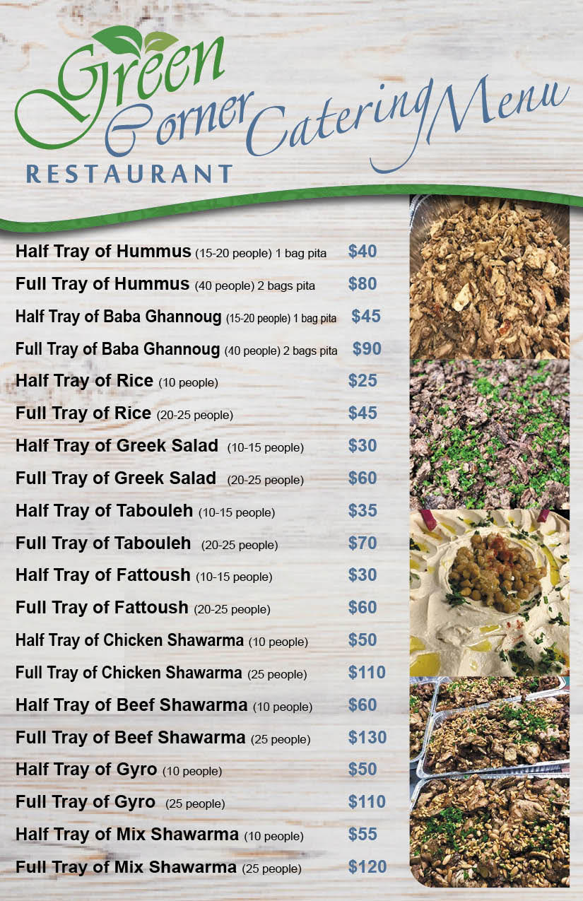 Catering Green Corner Restaurant