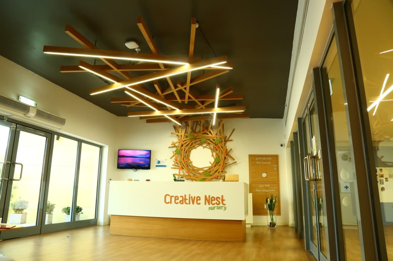 Creative Nest Nursery Green curve