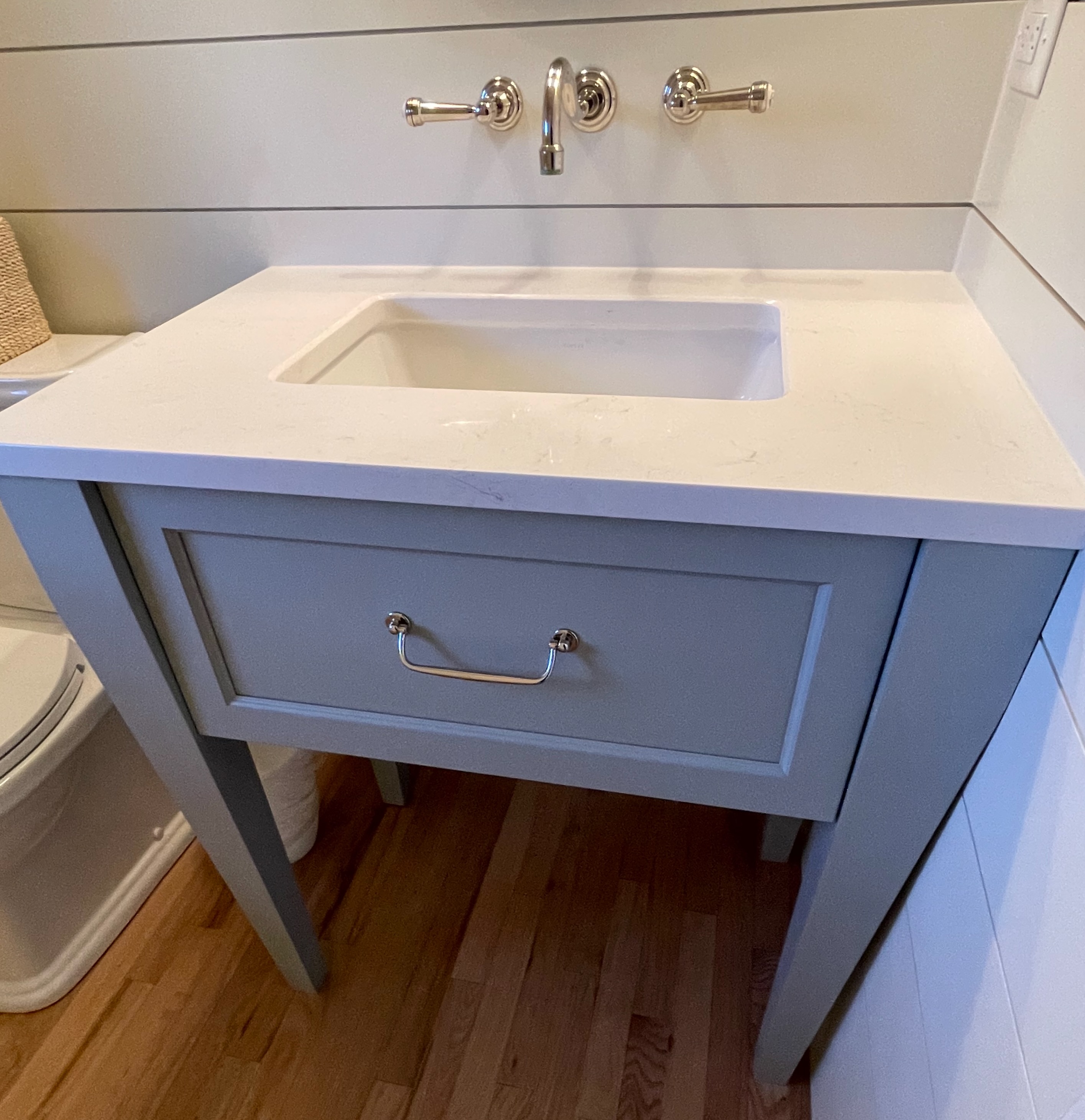 LIKE NEW! FINA CUSTOM POWDER ROOM BATHROOM VANITY