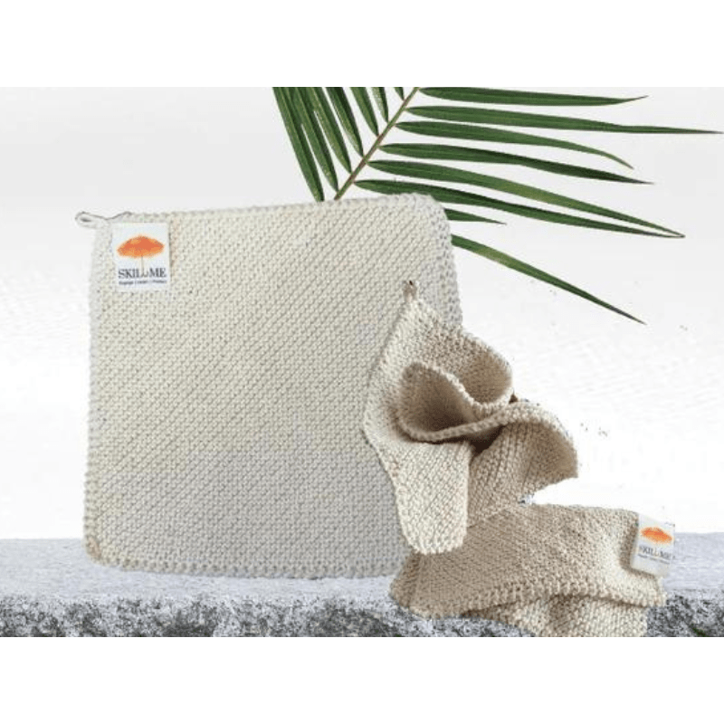 Triple Orange 100 Cotton Body Wash Cloth Natural Organic Skincare