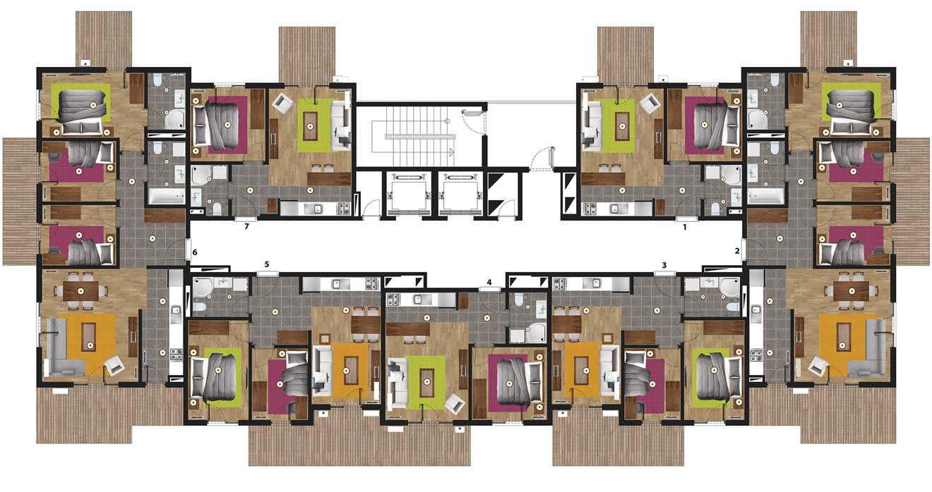 Floor 1 GREEN DIAMOND