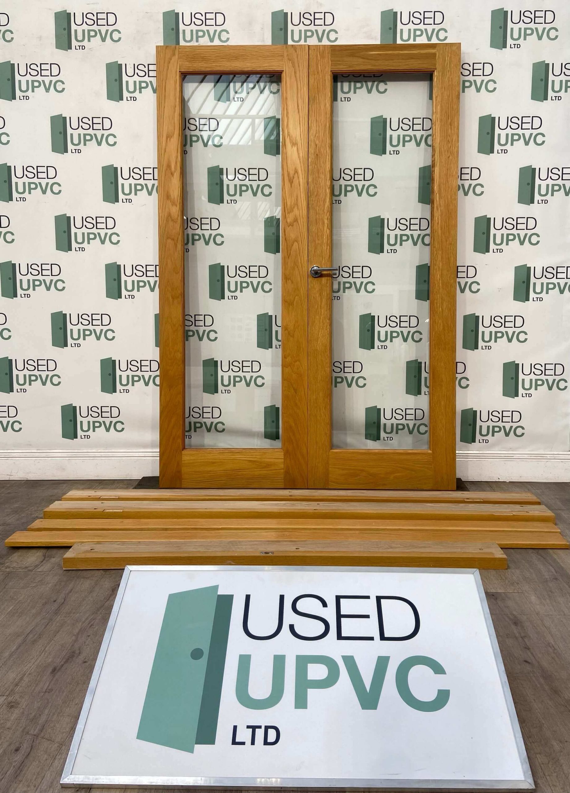 Bespoke Wooden French Doors Hardwood Inwards Opening Opens Internal