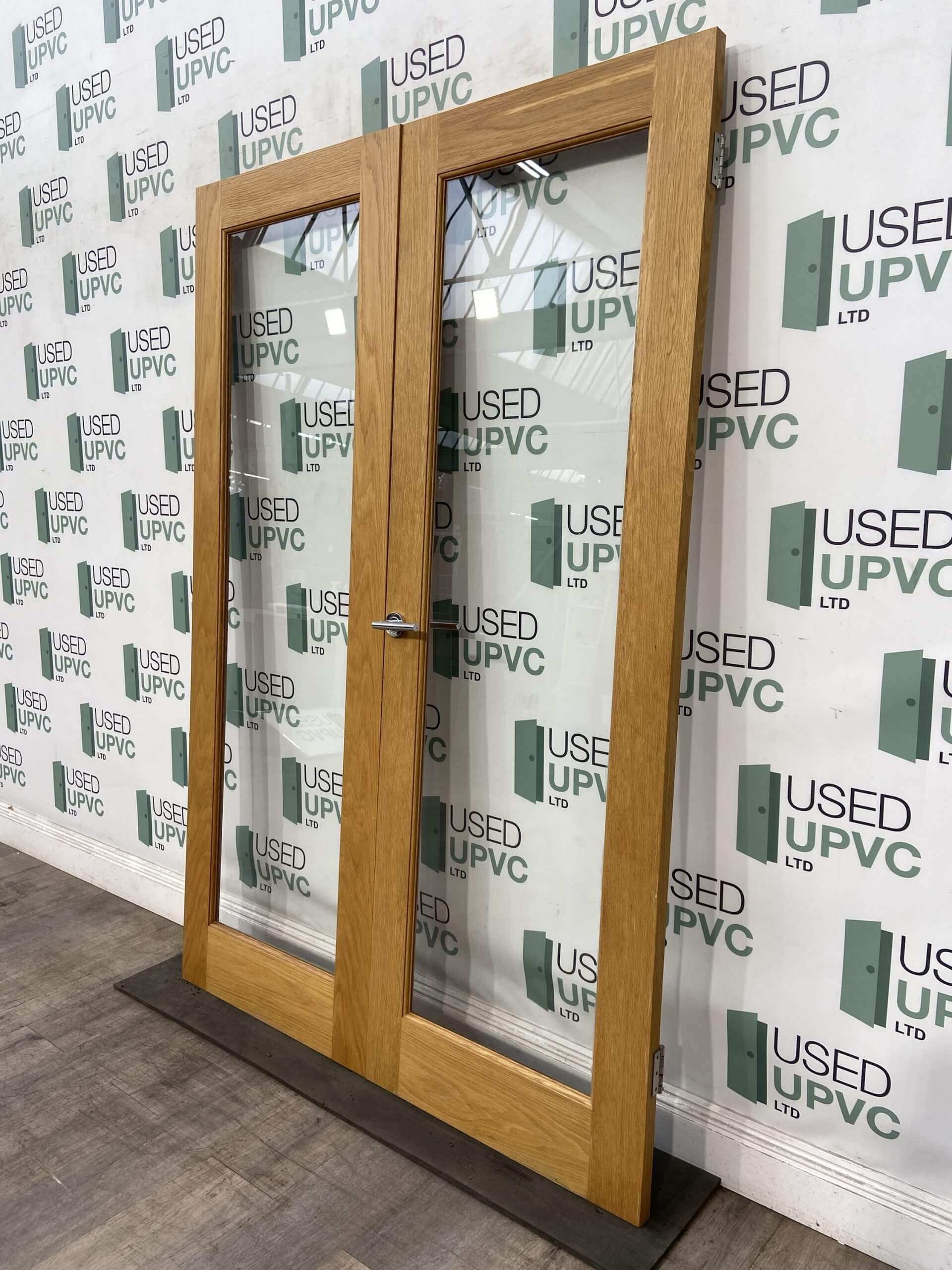 Bespoke Wooden French Doors Hardwood Inwards Opening Opens Internal