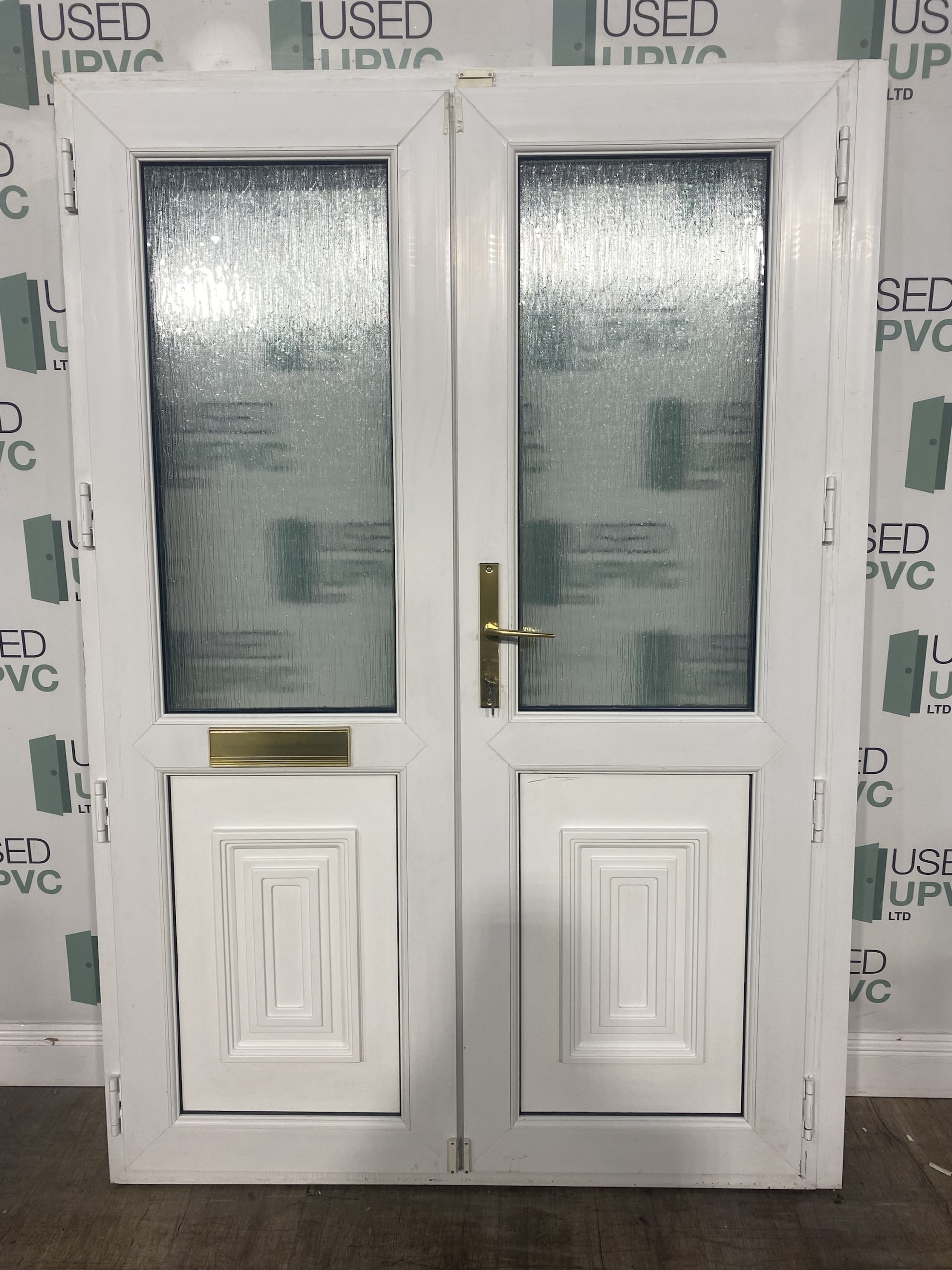 Upvc French Front Doors Double Glazed External Door Inwards Opening