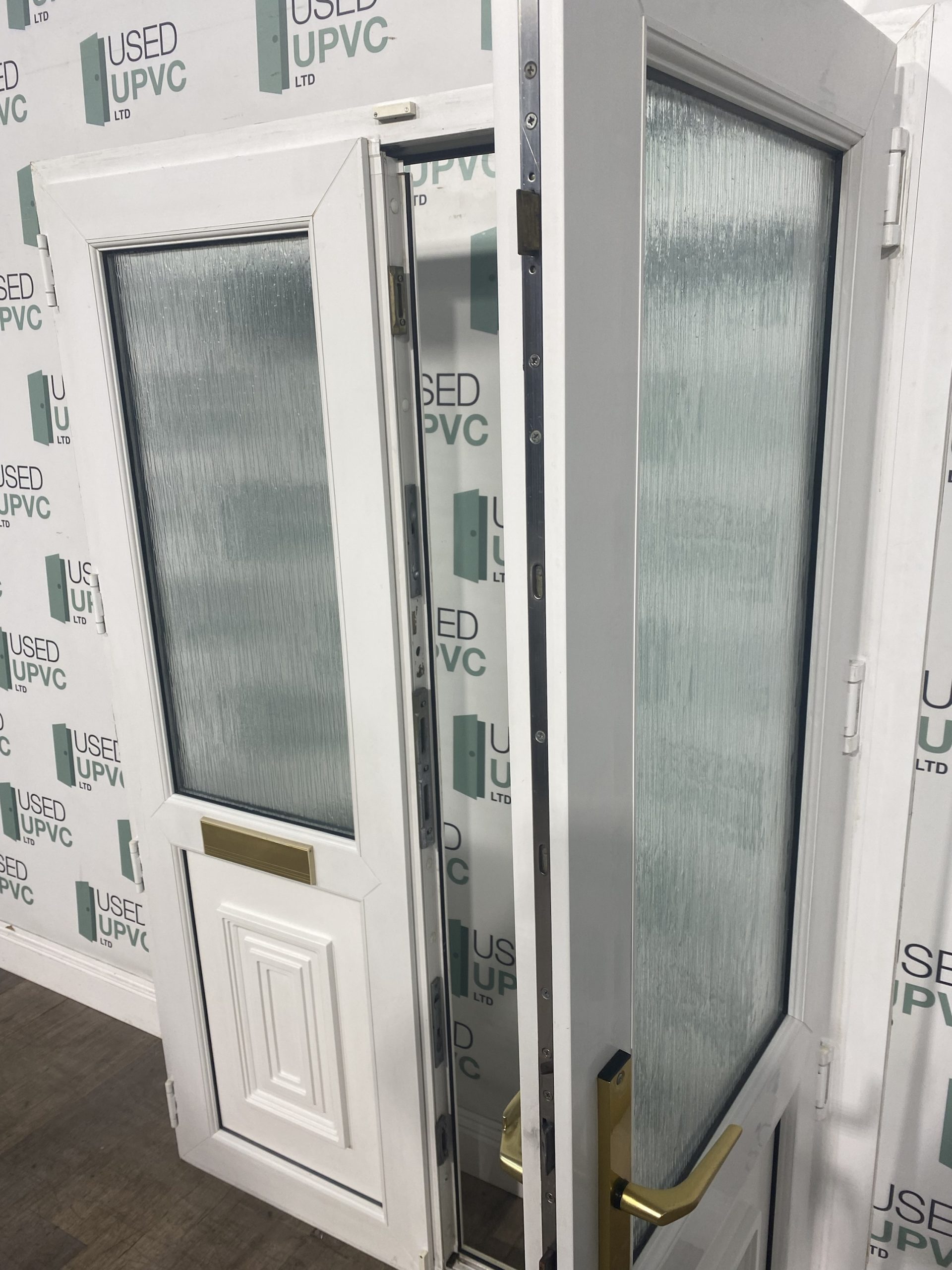 Upvc French Front Doors Double Glazed External Door Inwards Opening