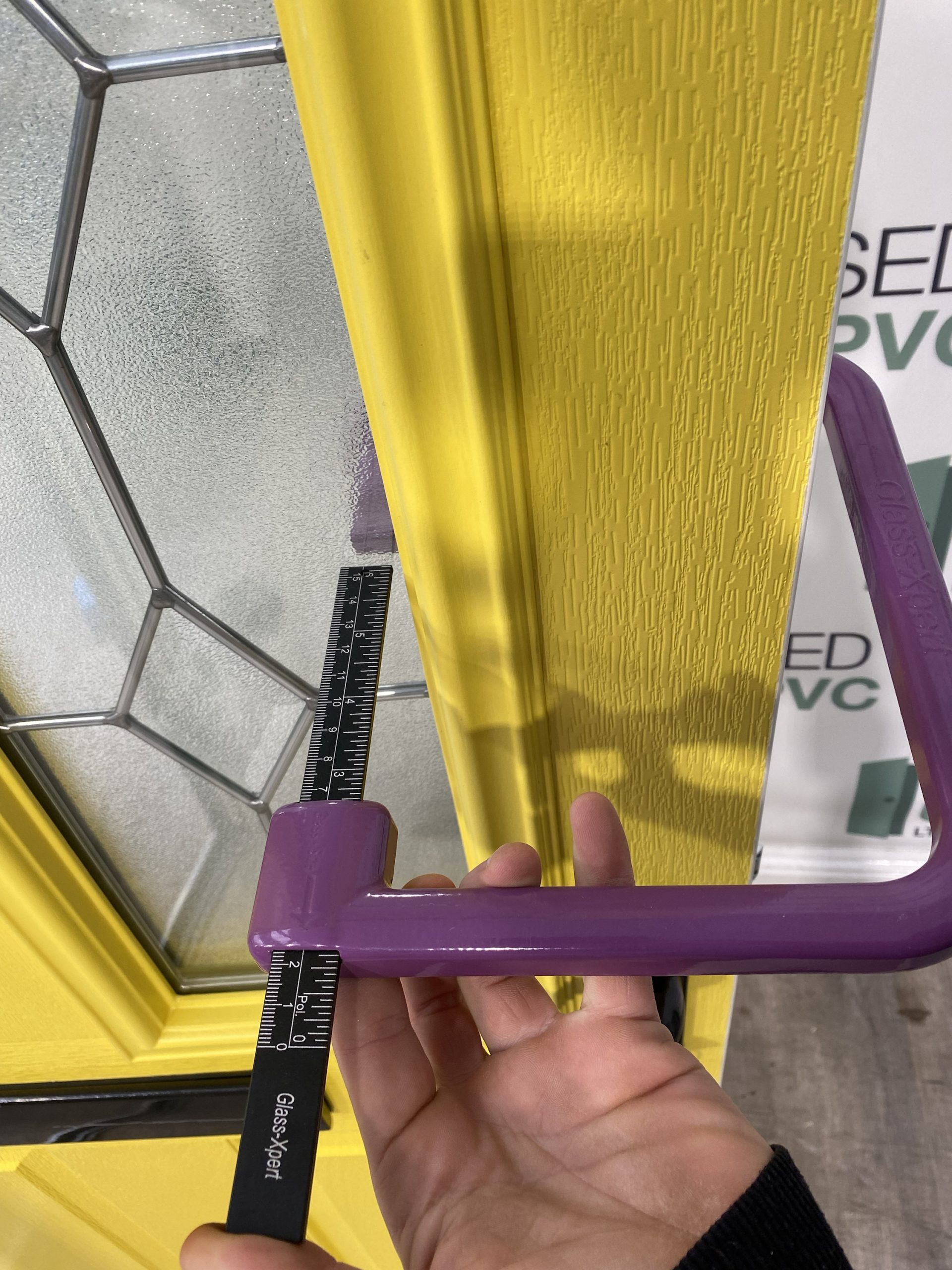 Composite Yellow Front Door Green doors