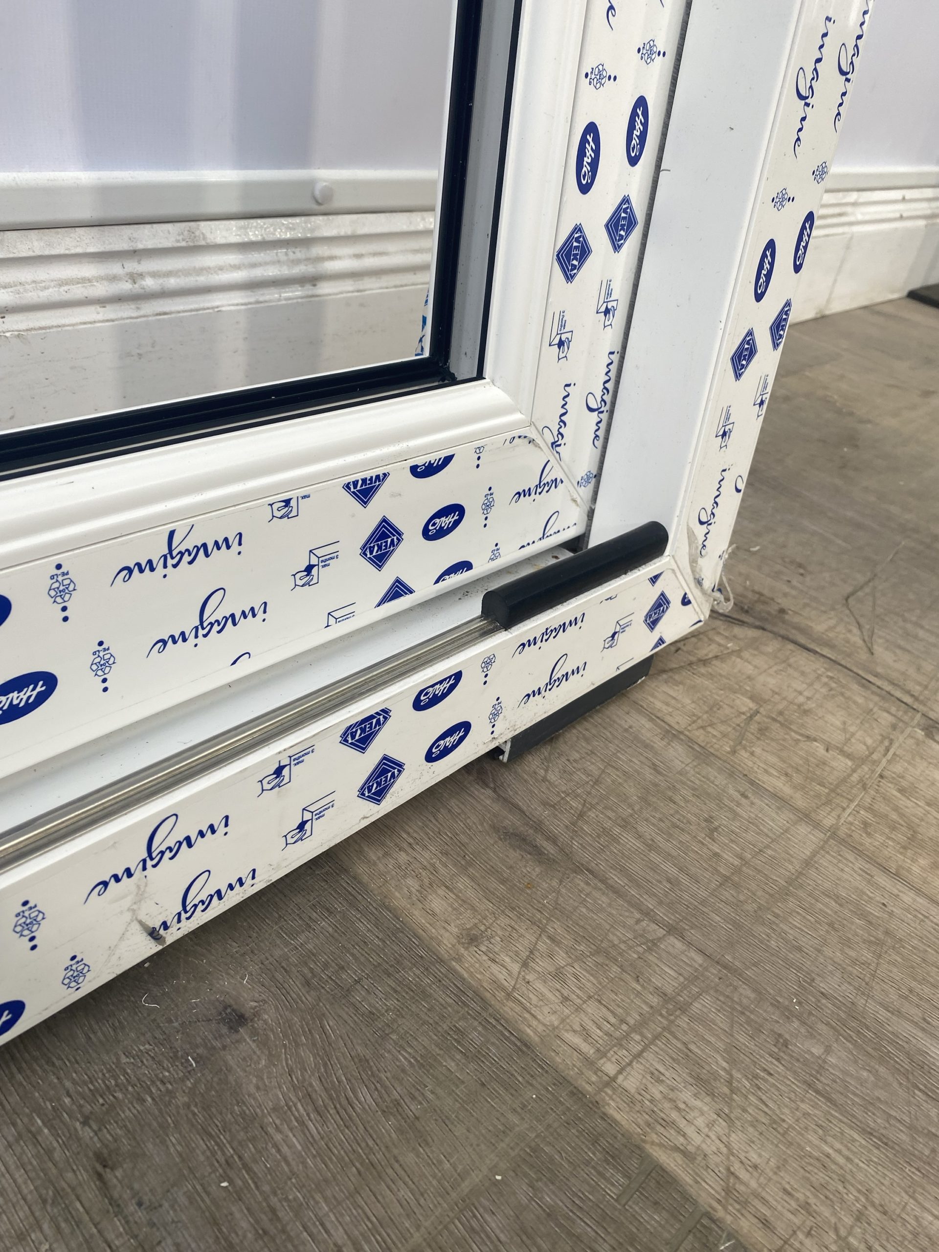 Veka Upvc White Patio/Sliding Doors Green doors