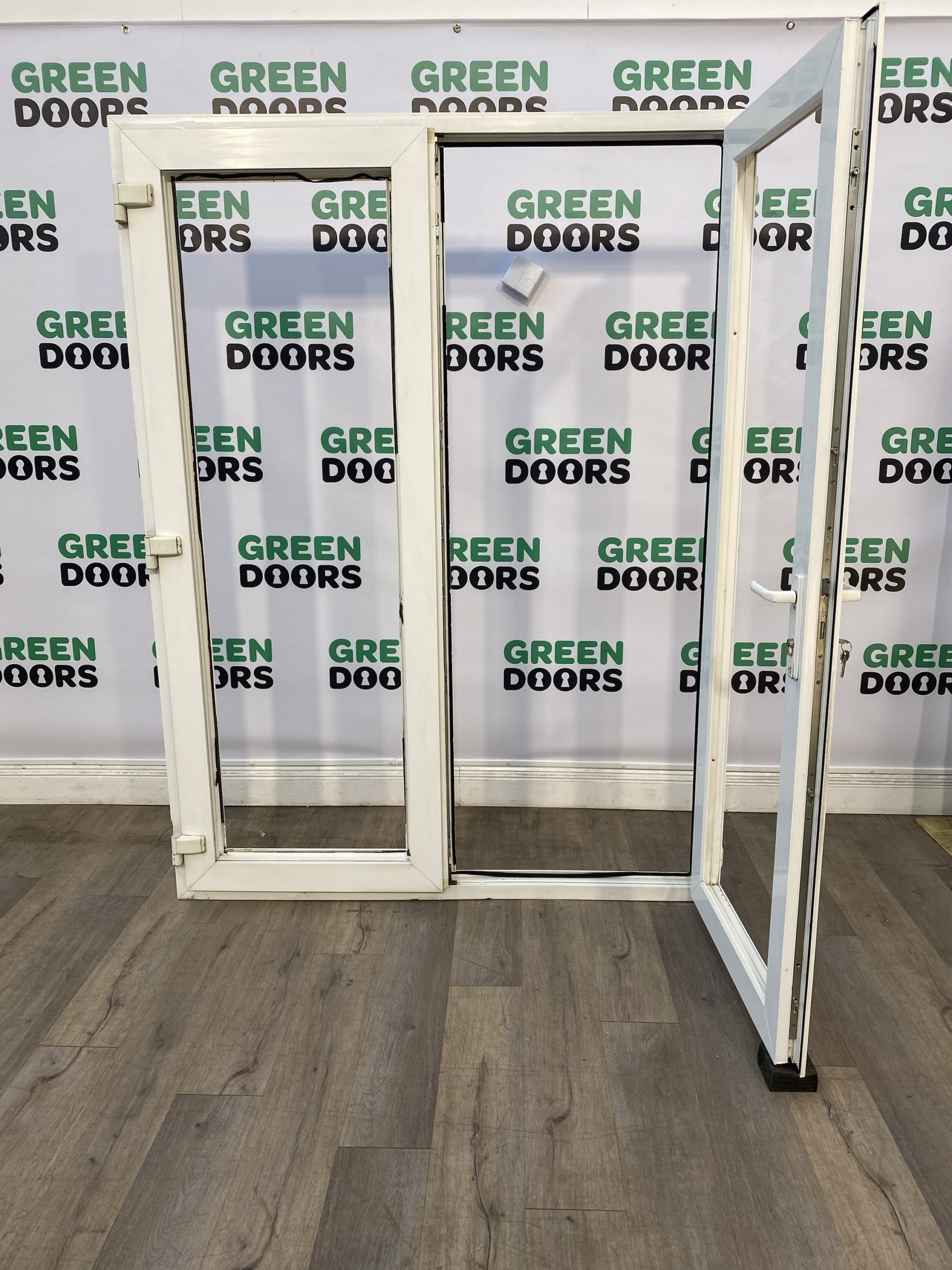 Upvc White French Doors Green doors