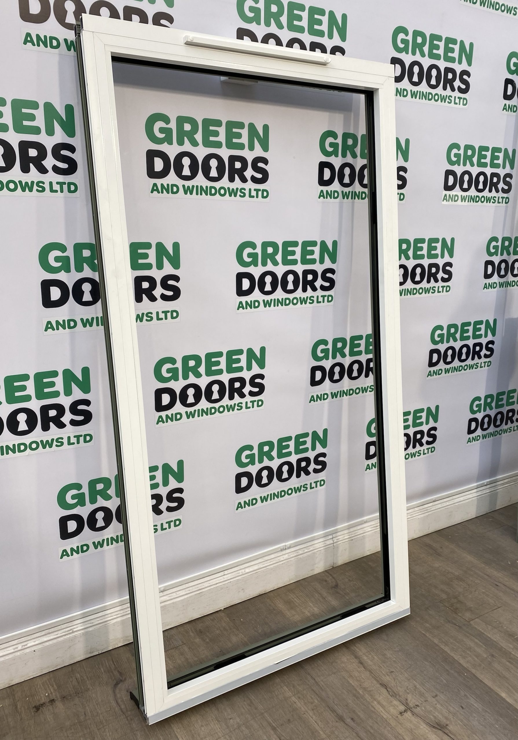 Reynaers Aluminium Green Fixed Window Green doors