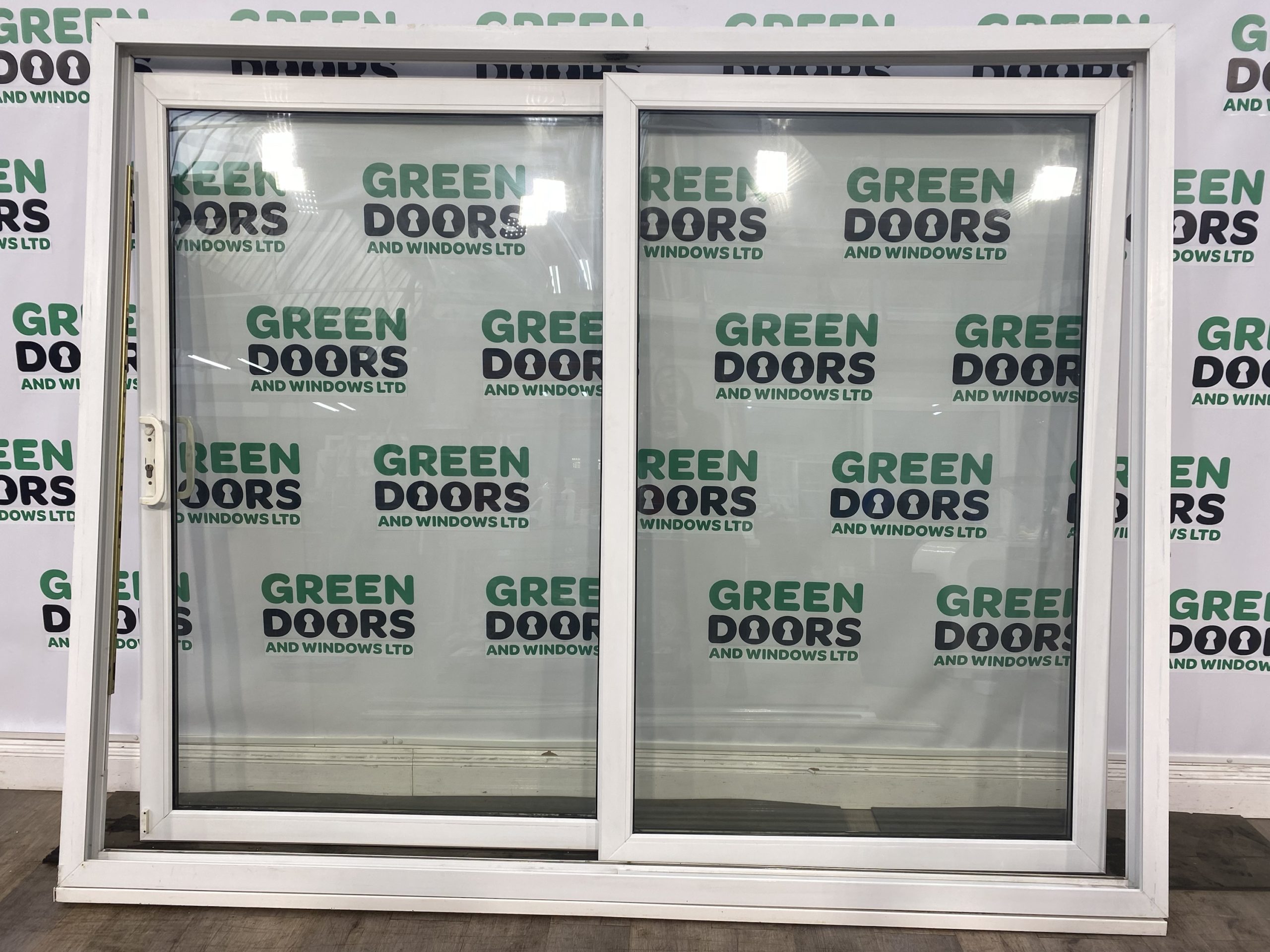 Upvc Sliding Patio Doors White Pvcu External Exterior Double Glazed