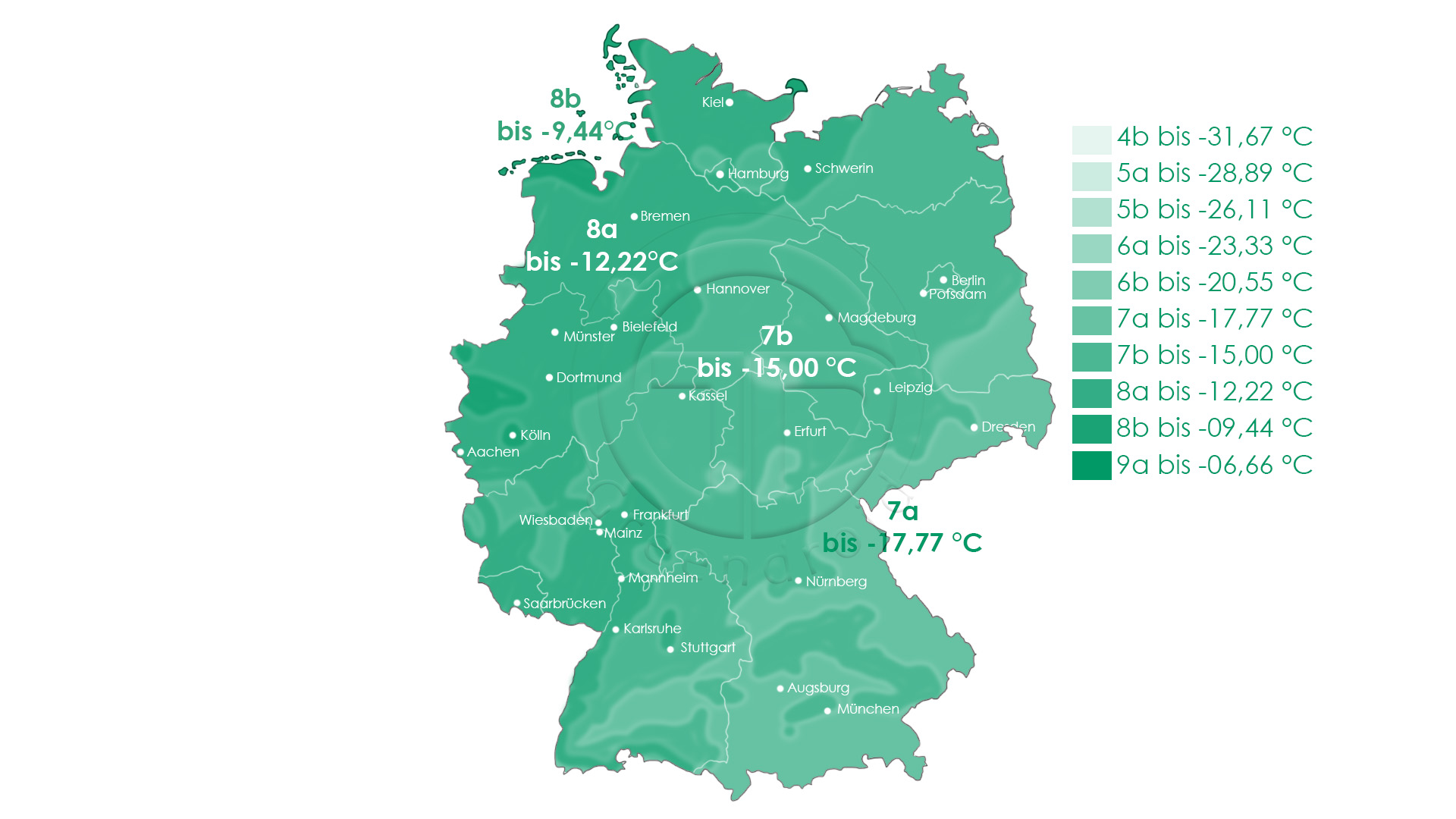 Winterhärtezonen Deutschland Karte Winterhärtezonen Greendroid