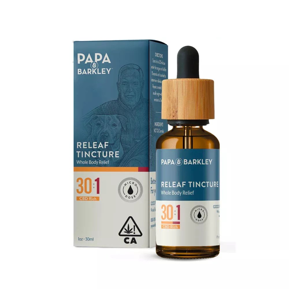 Buy Papa Barkley 301 Releaf Tincture Online GreenEdiblesMart