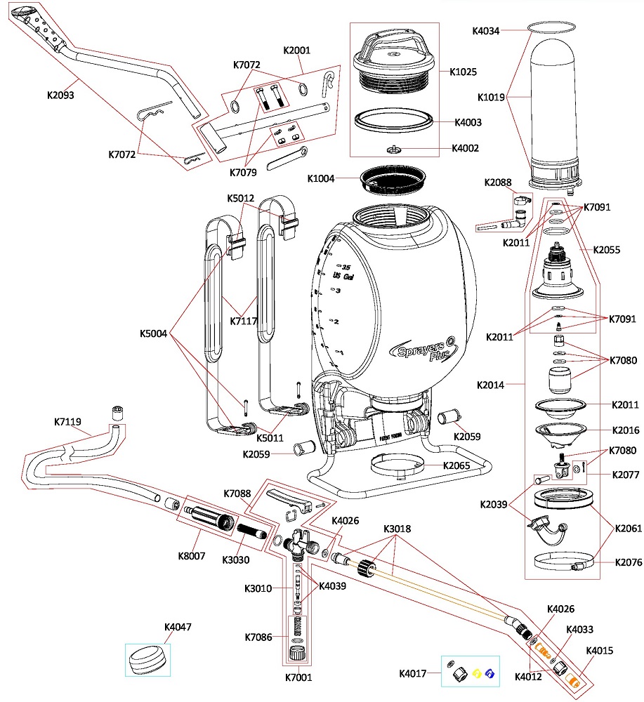 Sprayers Plus 101 Series 4 Gallon Professional Back Pack Sprayer