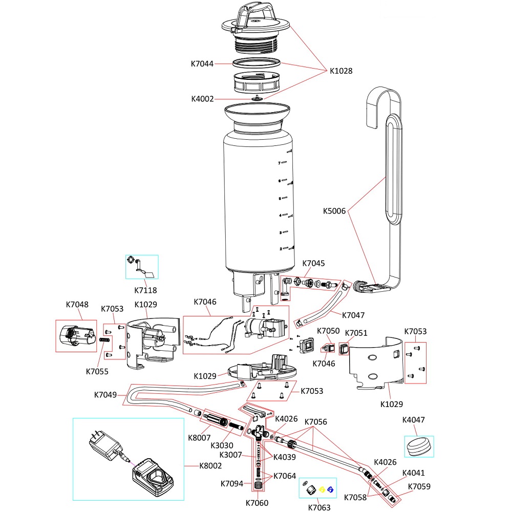 Sprayers Plus BL25E 2 Gallon Sanitation Electric Sprayer Greener