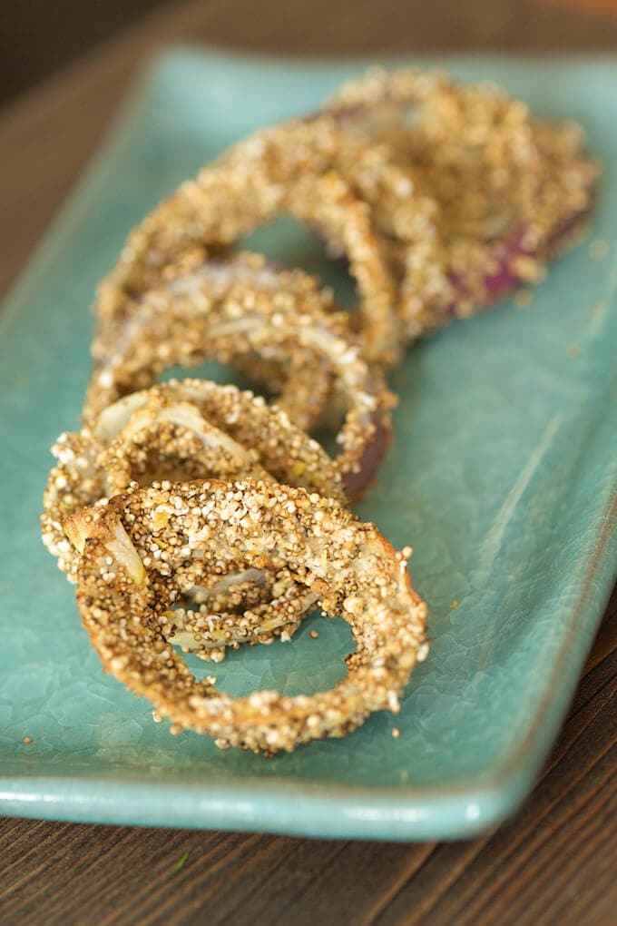 Skinny Onion Rings Recipe Greener Ideal