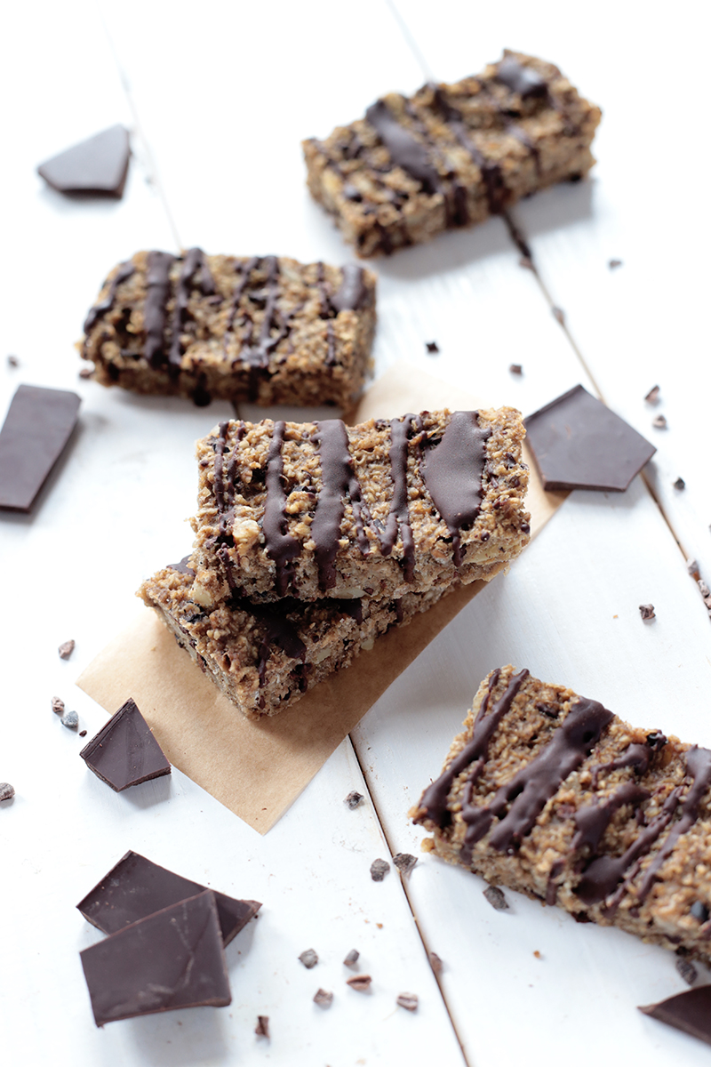 Simple Banana Energy Bars • Green Evi