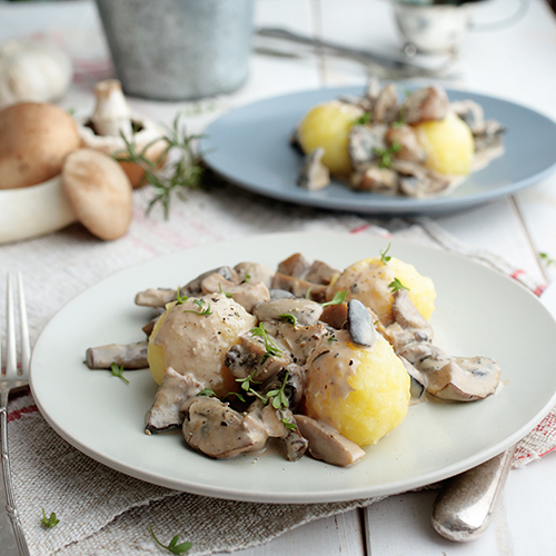 Dark Beer Mushroom Sauce • Green Evi