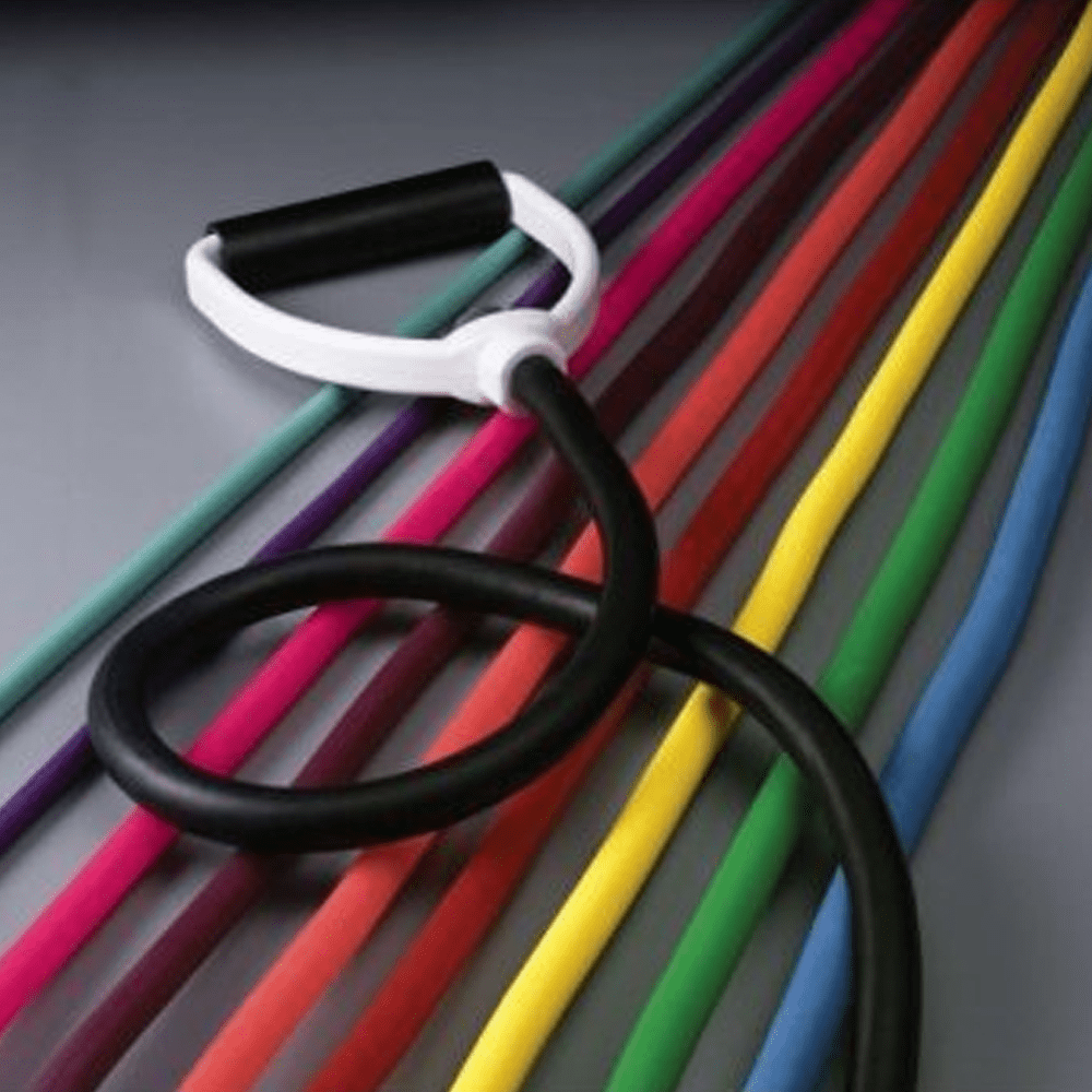 Elastic Exercise Tubes With Handles