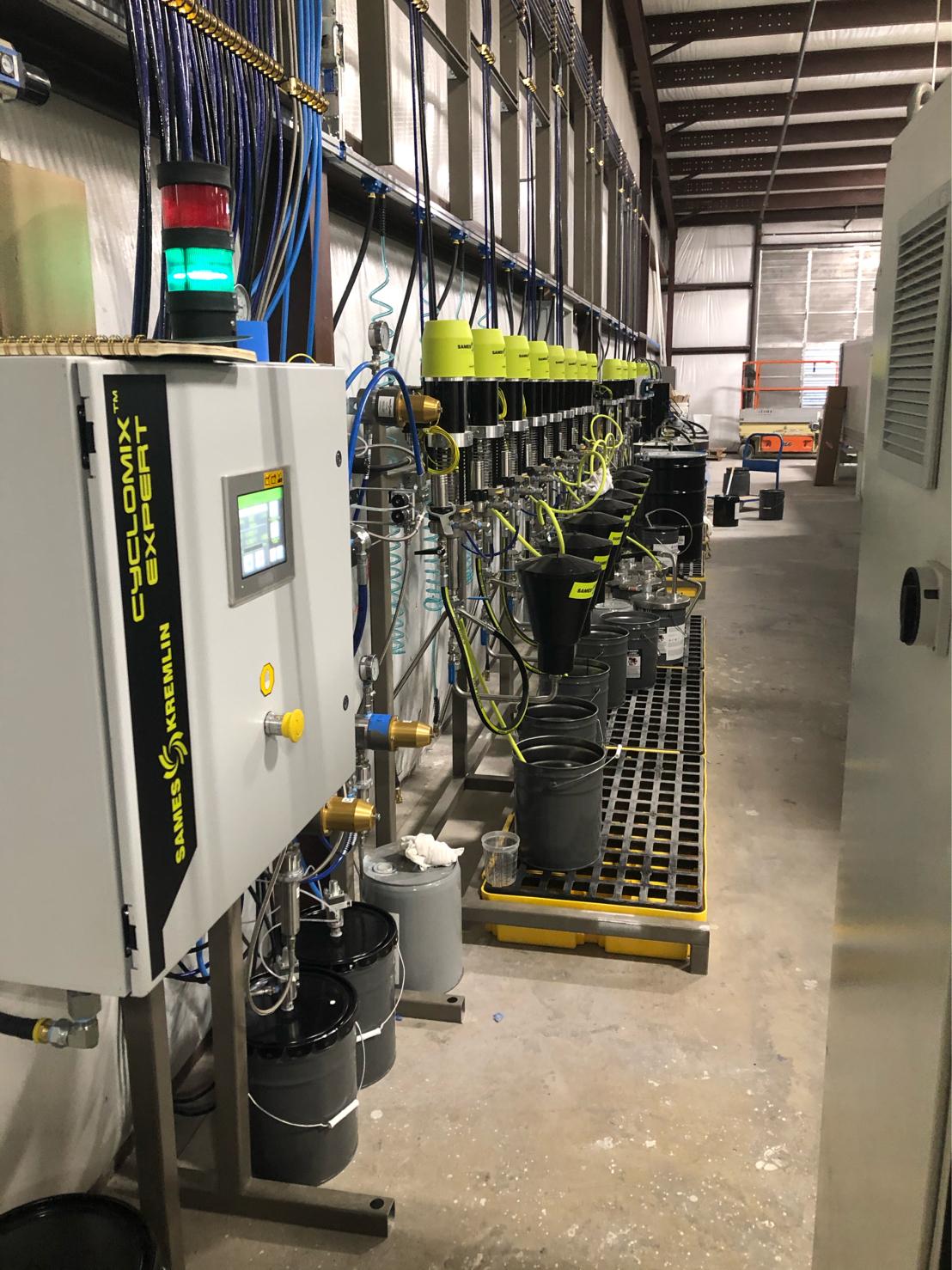 Two Component Paint Mixing System Implementation Green Glory Technologies