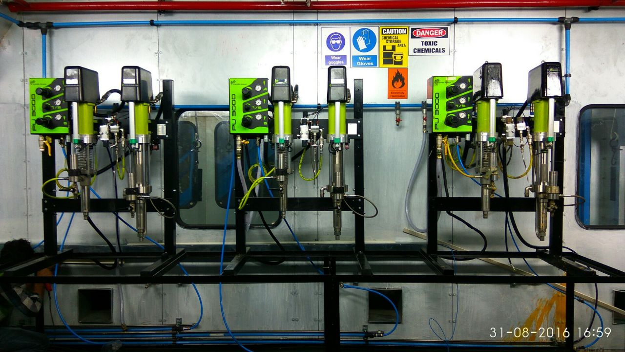 Two Component Paint Mixing System Implementation Green Glory Technologies