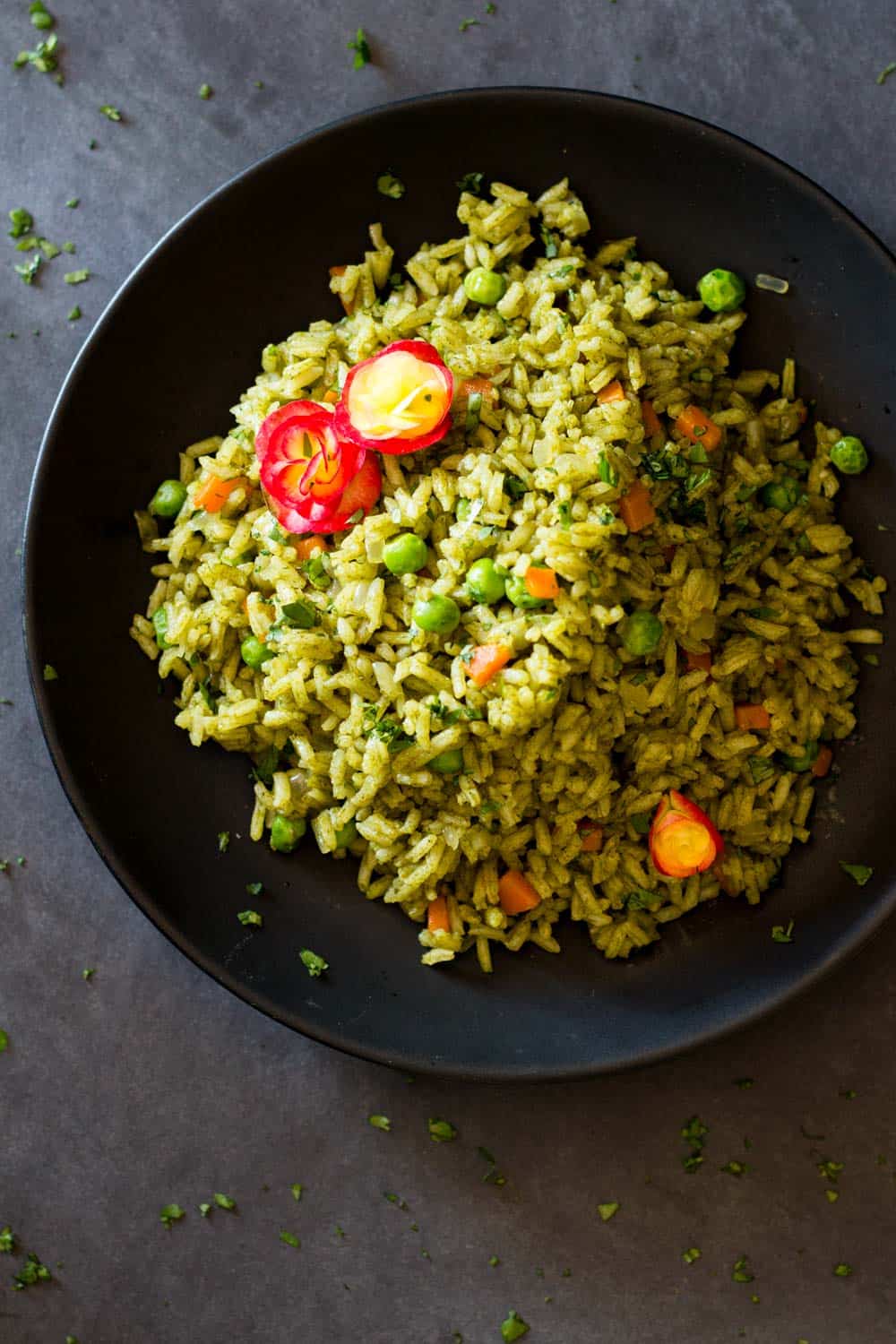 Peruvian Green Rice Green Healthy Cooking