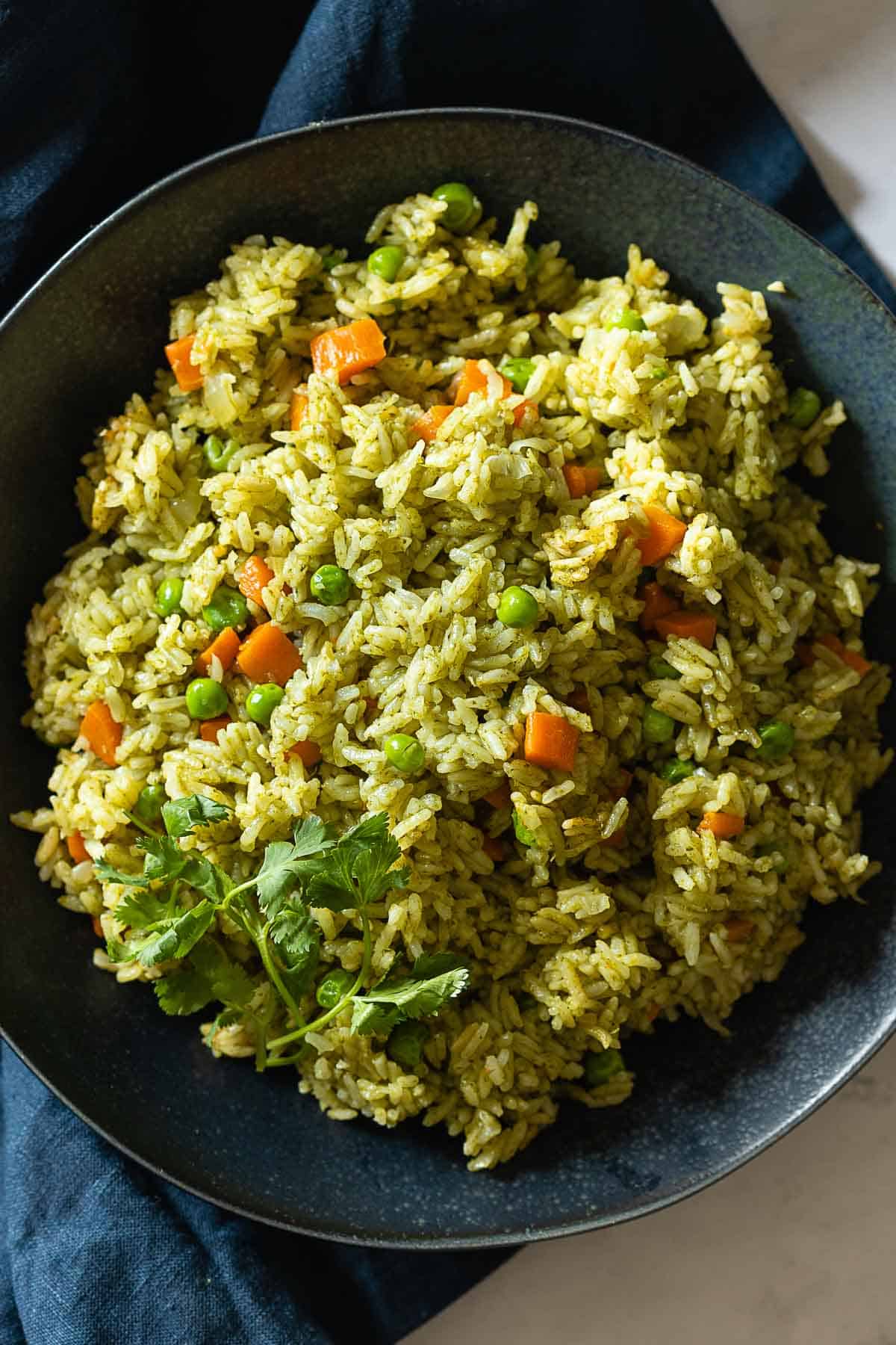 Peruvian Green Rice Recipe Cart