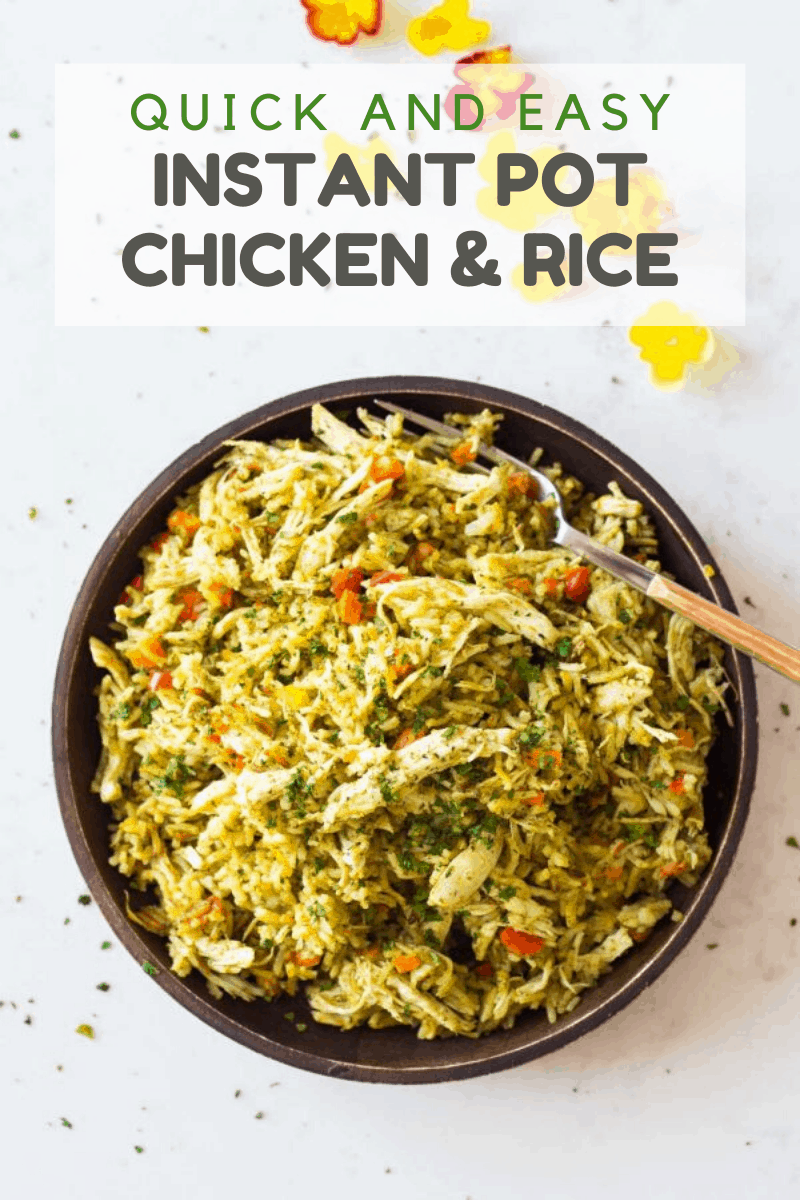 Quick and Easy Instant Pot Chicken and Rice Green Healthy Cooking