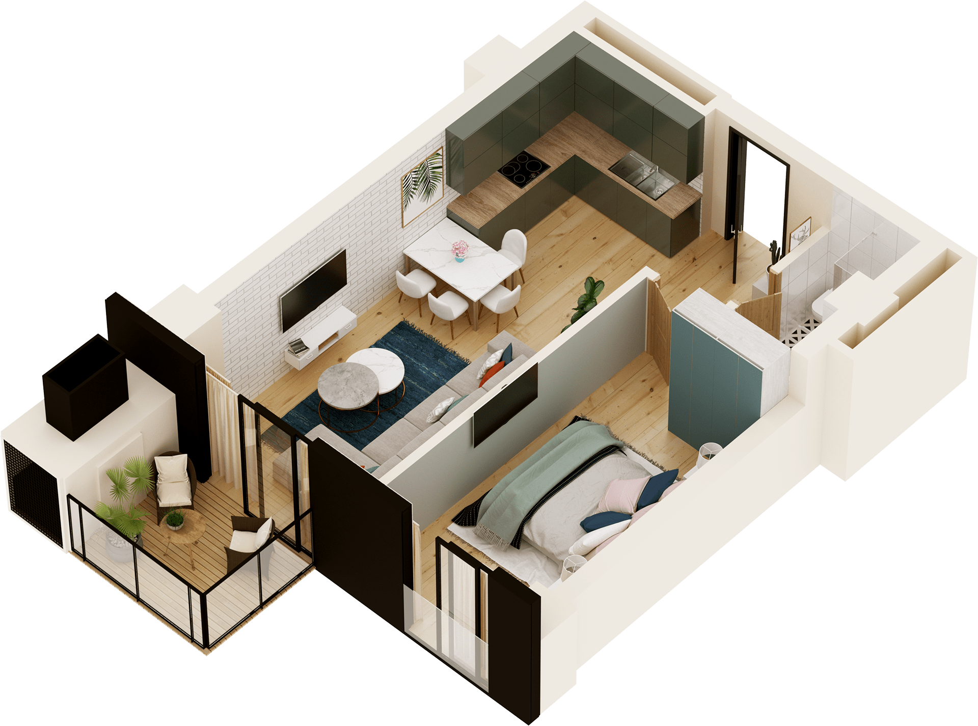 Apartment 13 Floor 4 Block A Stage 4 Under Construction