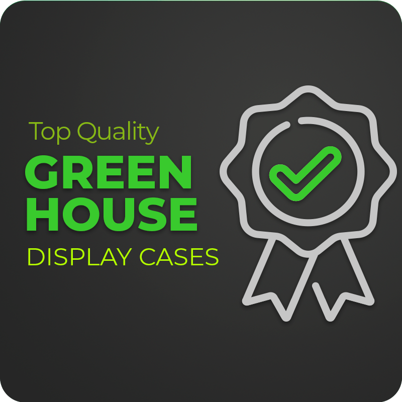 Counter Greenhouse Display Cases in Michigan, Caifornia and New York