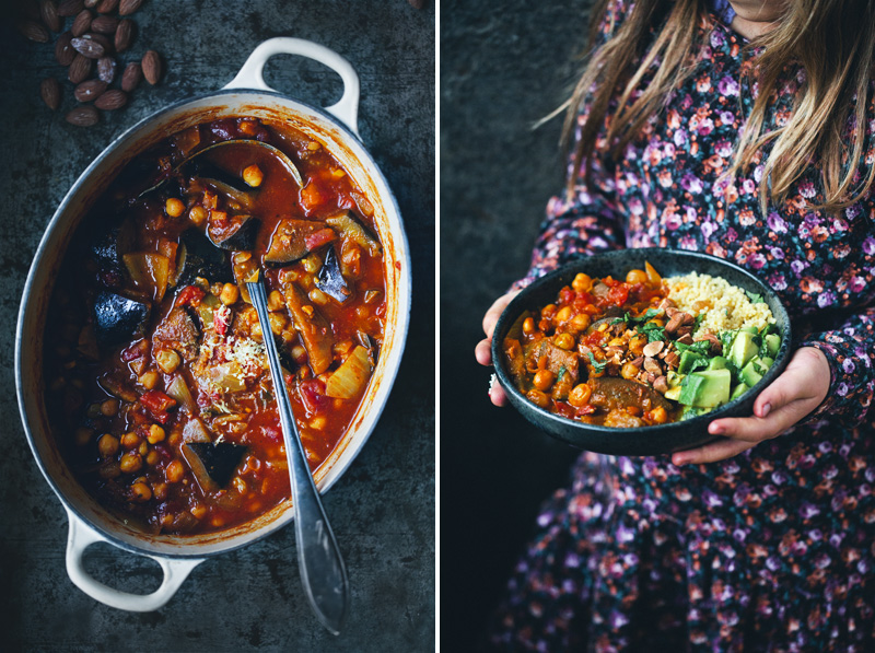 Moroccan Aubergine & Chickpea Stew — Green Kitchen Stories