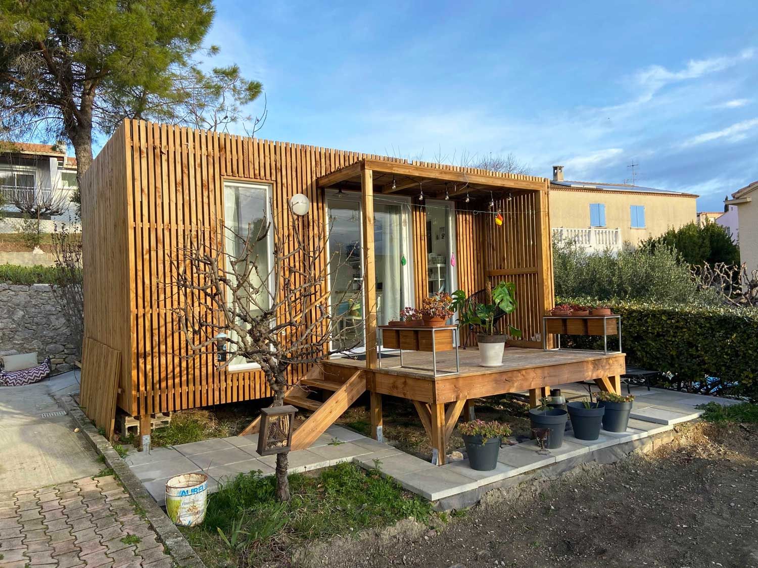 Studio de Jardin 15m2 en bois sans permis de construire Greenkub