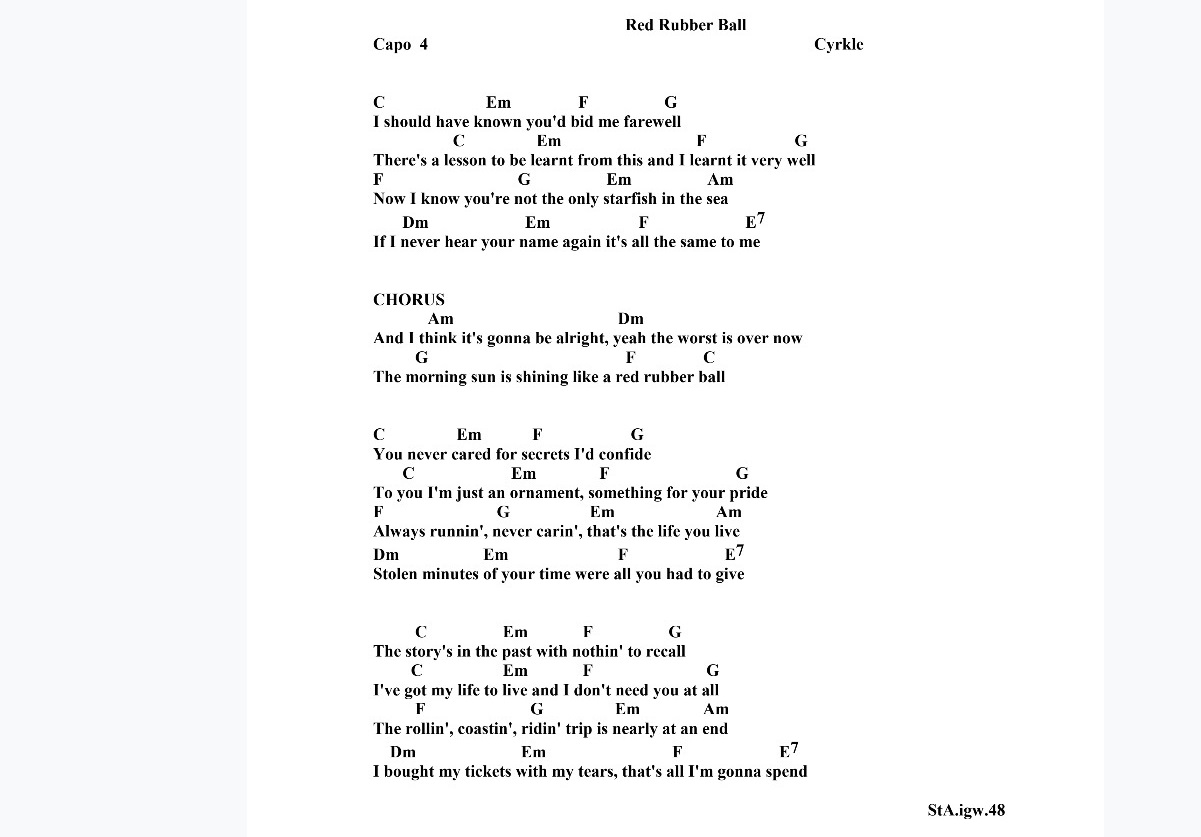 STAUMC Club Song Book