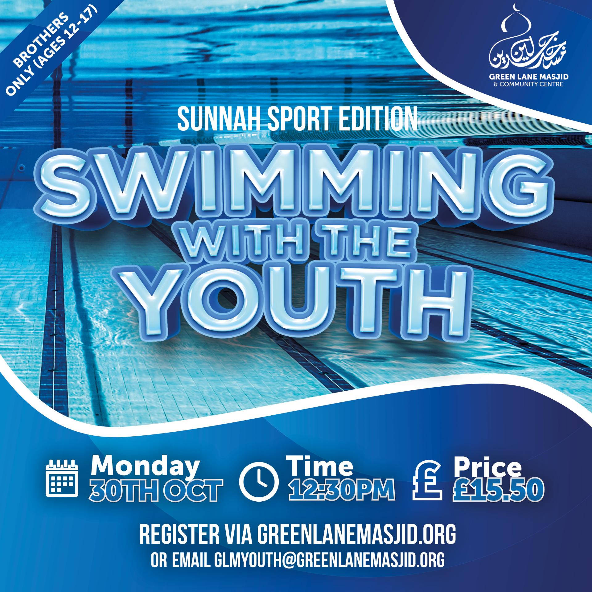 Swimming with the Youth Brothers only! Green Lane Masjid