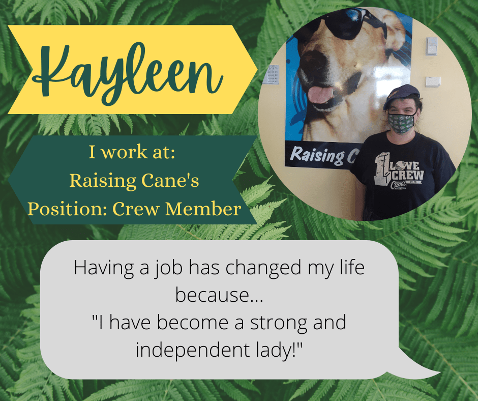 Kayleen Participant Feature Greenleaf Job Training Services