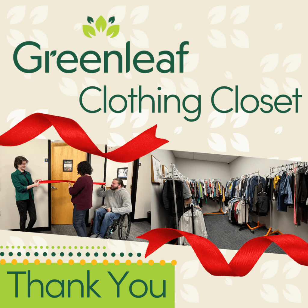 Clothing Closet Ribbon Cutting Greenleaf Job Training Services