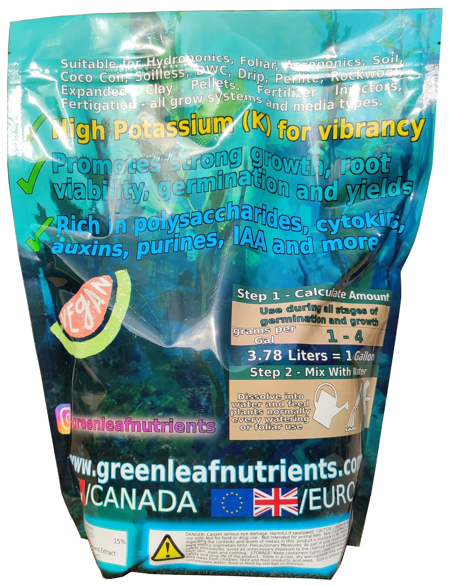 SeaK Kelp Extract Greenleaf Nutrients