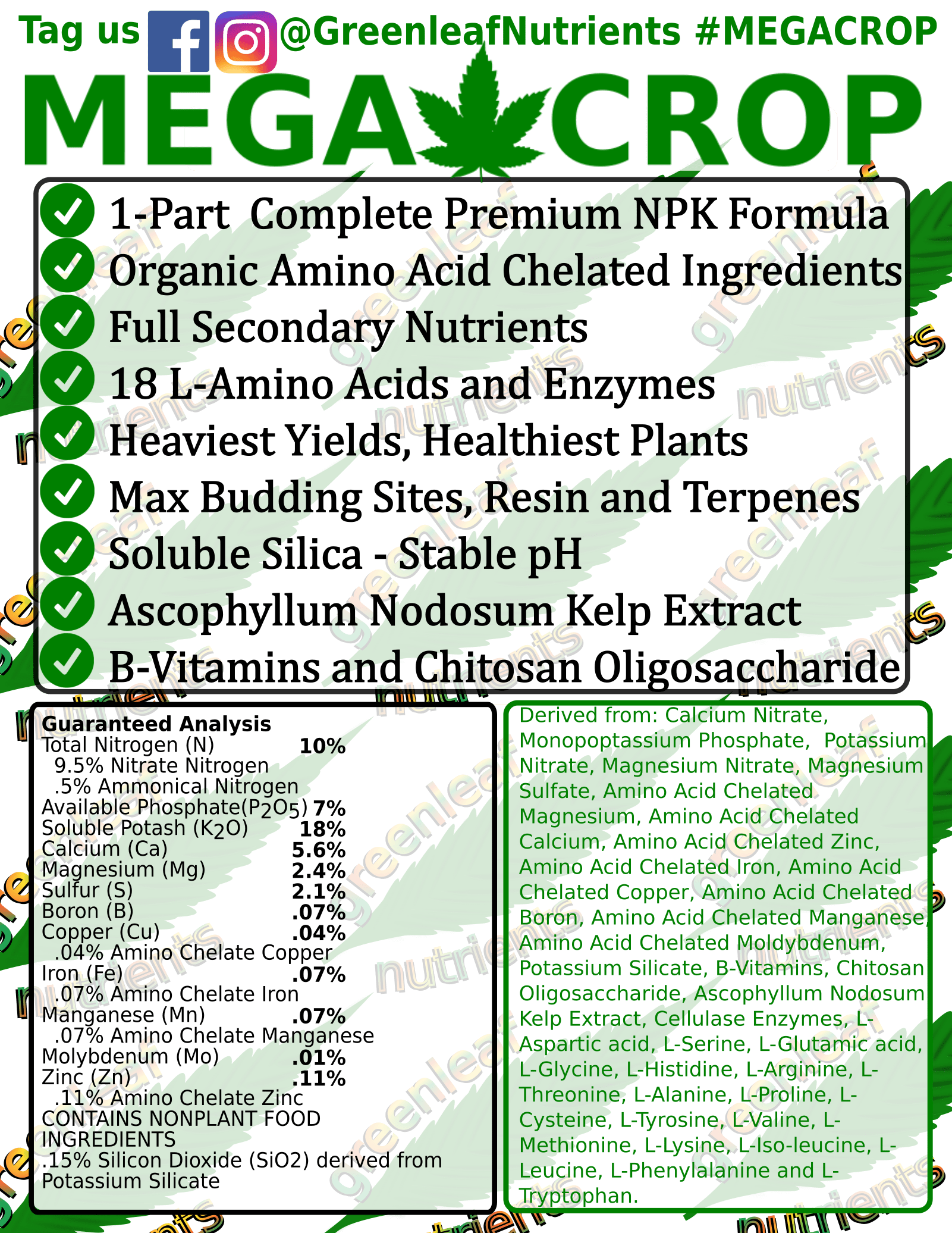 FAQ Greenleaf Nutrients