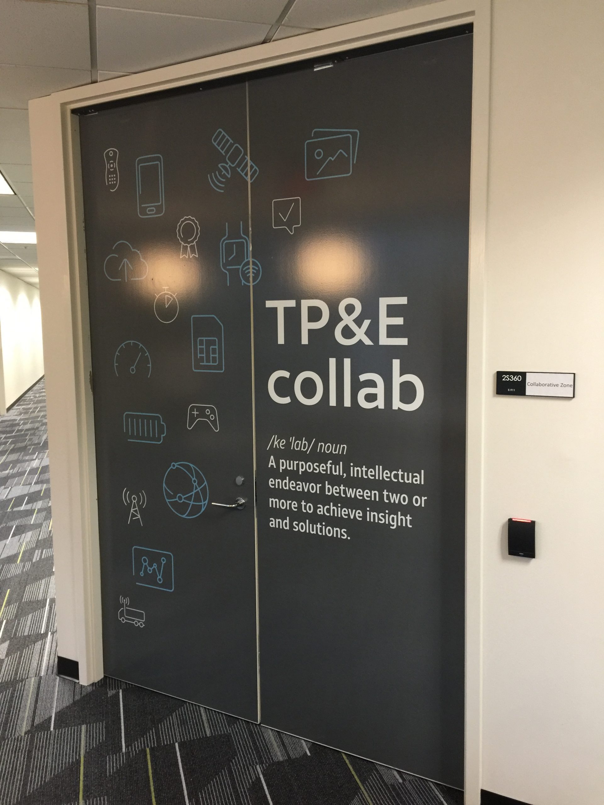 TP&E Collab Vinyl Wrap on Doors Green Light Graphics