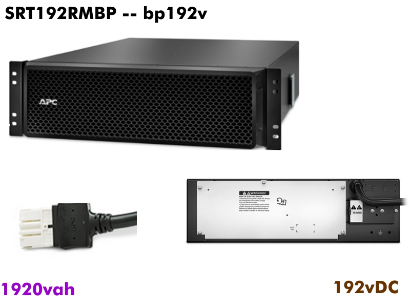 APC SmartUPS Battery Backup UPS SRT192RMBP3U SURT192XLBP