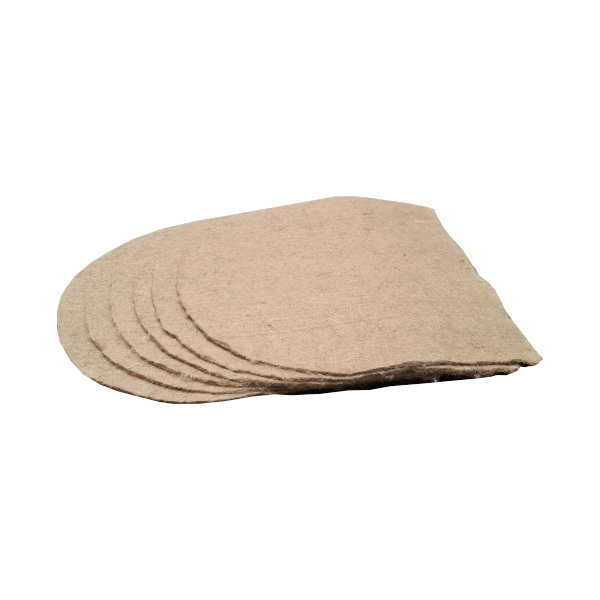 6 x Jute Liners for OzePod Green Loo Composting Toilets