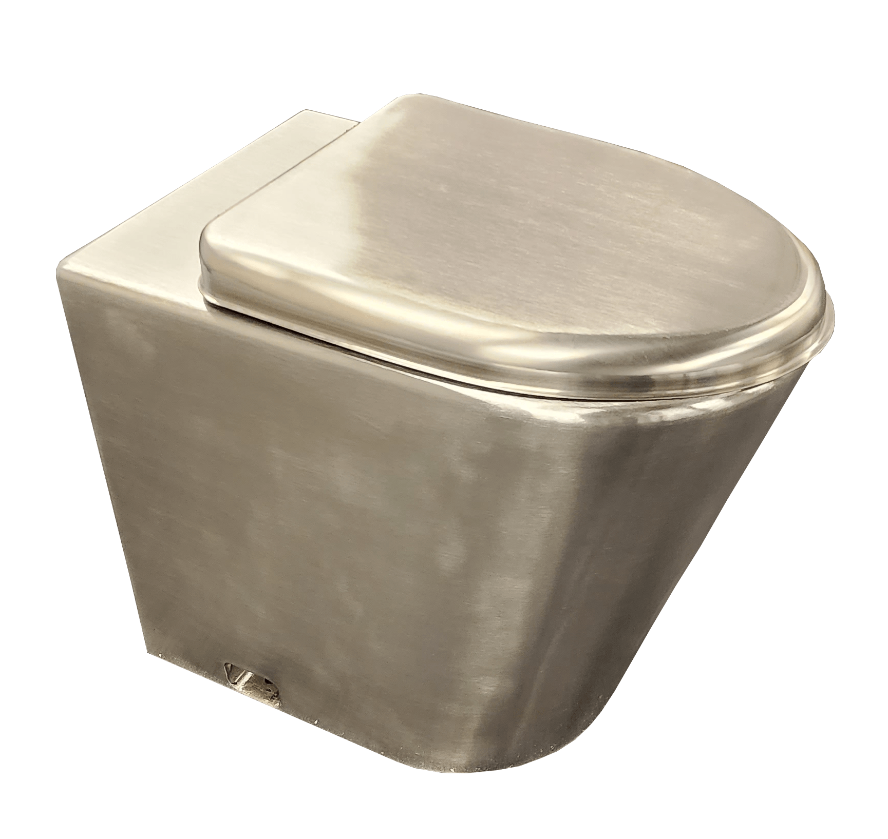 Stainless Steel Pedestal with Slow Close Seat Green Loo Composting