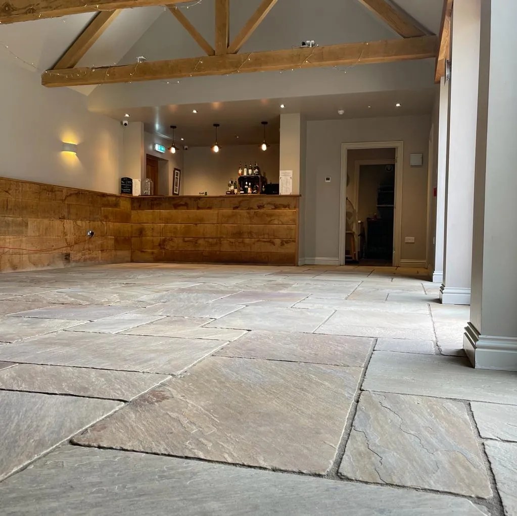 Beautiful Transformation Of Flagstone Flooring In Cheltenham