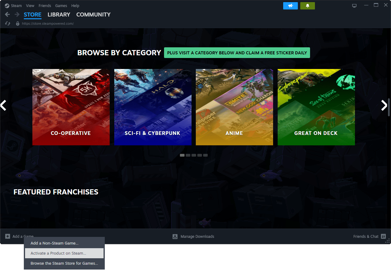 DRM Steam Green Man Gaming