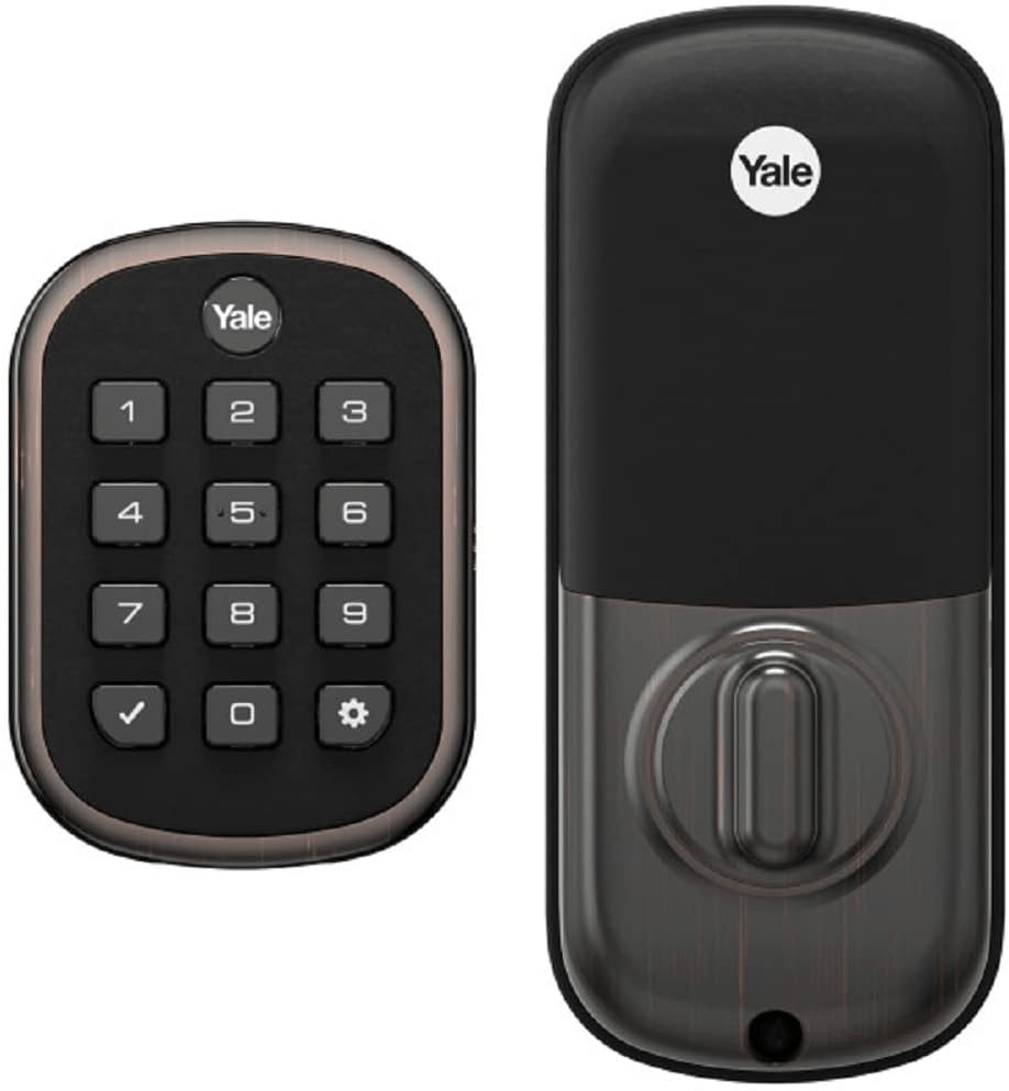Homelink Products Smart Door Lock Push Button (Black Suede)